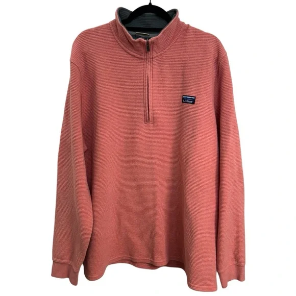 L.L. Bean Men's Sage Zip-Up Sweater Size 2XLT - Picture 1 of 2